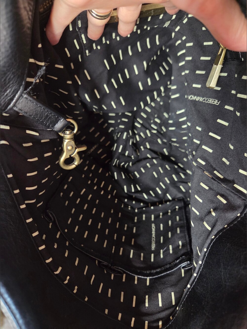 Vintage Rebecca Minkoff Saks Fifth Avenue Exclusive Multi-Buckle Hobo Bag - Picture 10 of 16